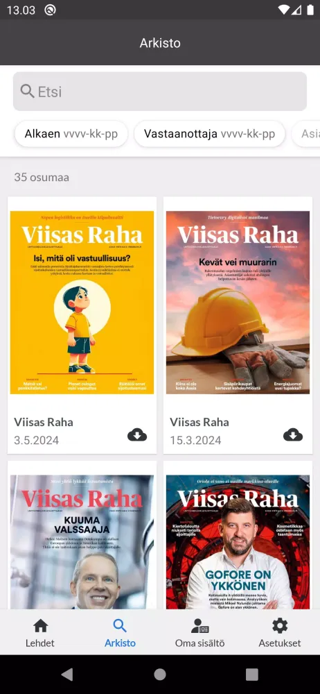 Viisas Raha Screenshots
