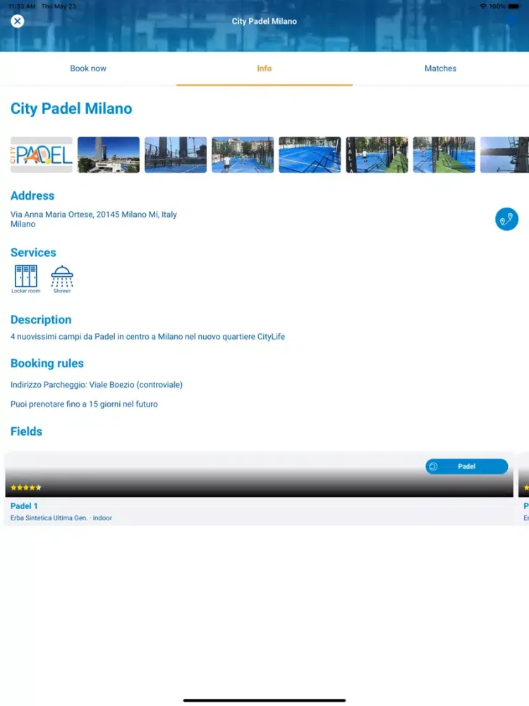 ภาพหน้าจอของ City Padel iPad 