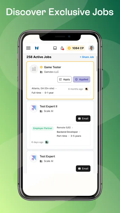 Captures d'écran de Prentus: Job Search Platform
