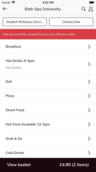 Bath Spa Catering 스크린샷