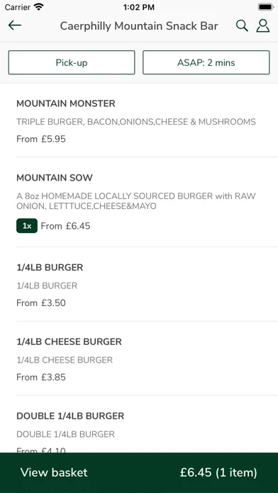 Mountain Snack Bar Caerphilly স্ক্রিনশট