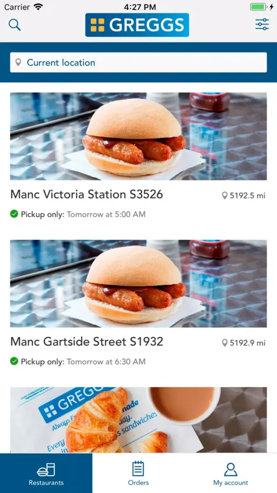 Greggs Click & Collect应用截图