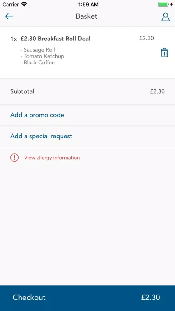Greggs Click & Collect应用截图