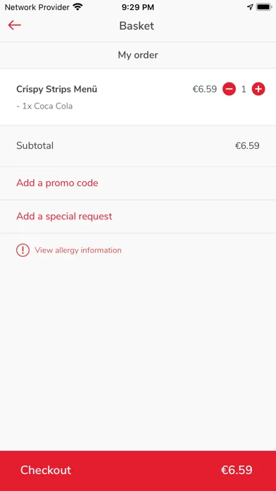KFC Austria Click & Collect スクリーンショット
