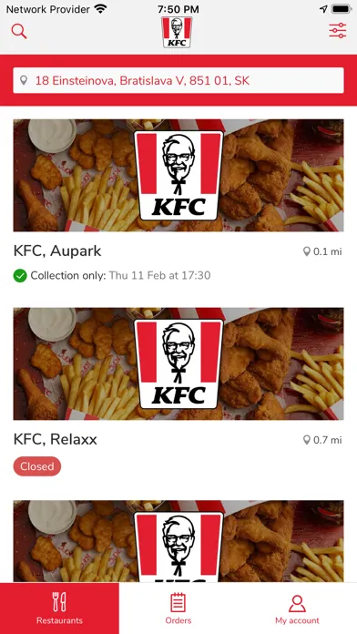 صور KFC Slovakia Click&Collect