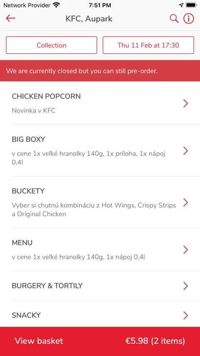 صور KFC Slovakia Click&Collect