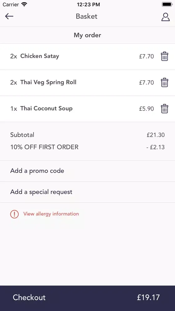 Capturas de pantalla de KOH THAI NOODLE
