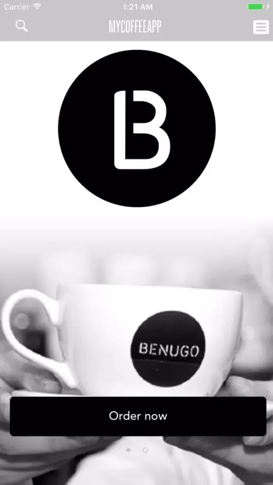 ภาพหน้าจอของ mycoffeeapp