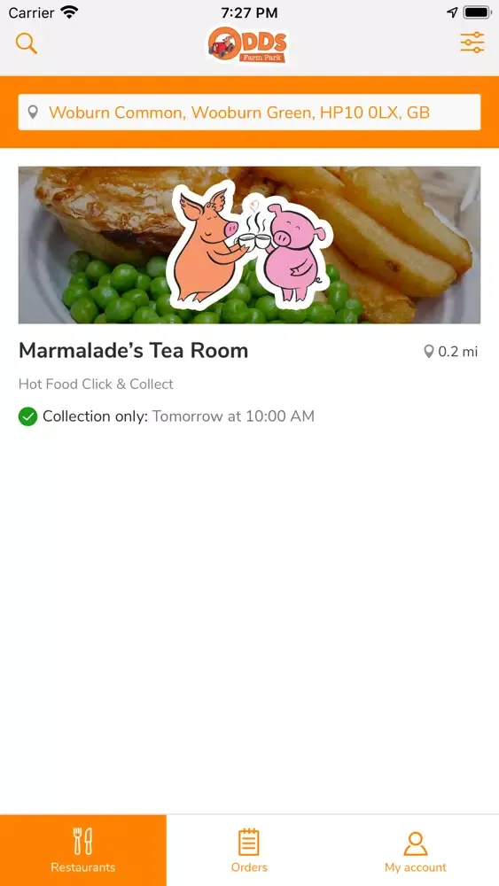 Odds Farm Park Food & Beverage应用截图