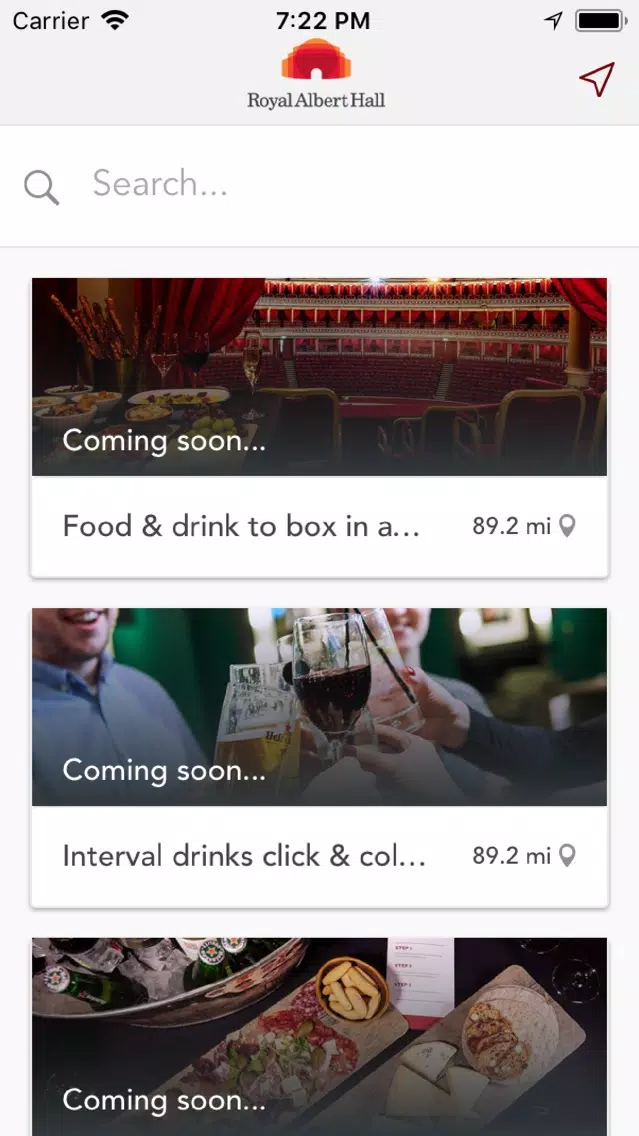 Captures d'écran de Royal Albert Hall Food & Drink