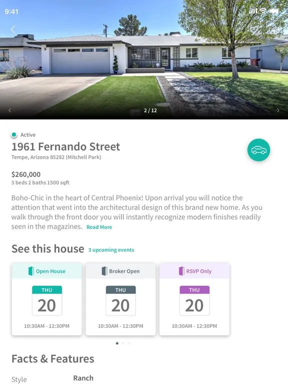 Open Houses Direct iPad 應用截圖