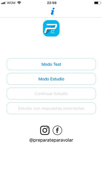 Preparate IFR Examen DGAC Peru Screenshots