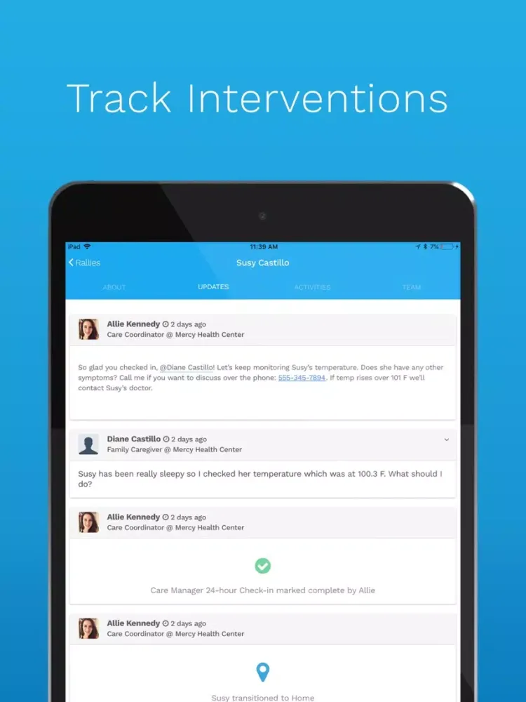 Capturas de pantalla de enTouch by Prepared Health iPad 
