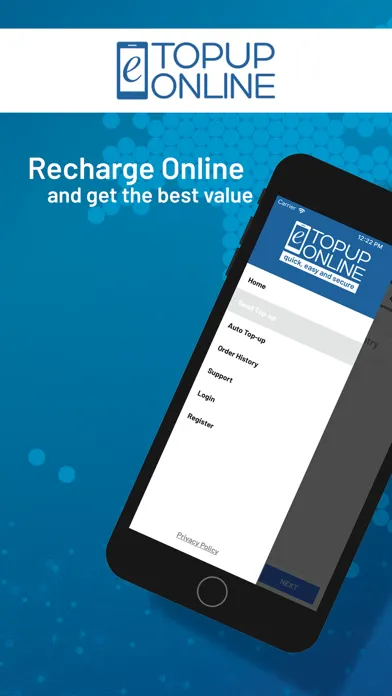 eTopUpOnline: Global Recharge スクリーンショット