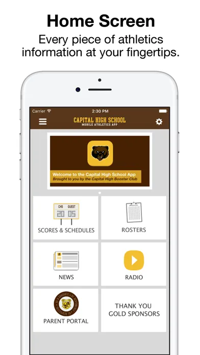 ภาพหน้าจอของ CHS Bruin Mobile