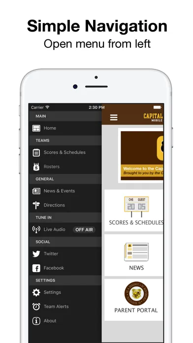 ภาพหน้าจอของ CHS Bruin Mobile