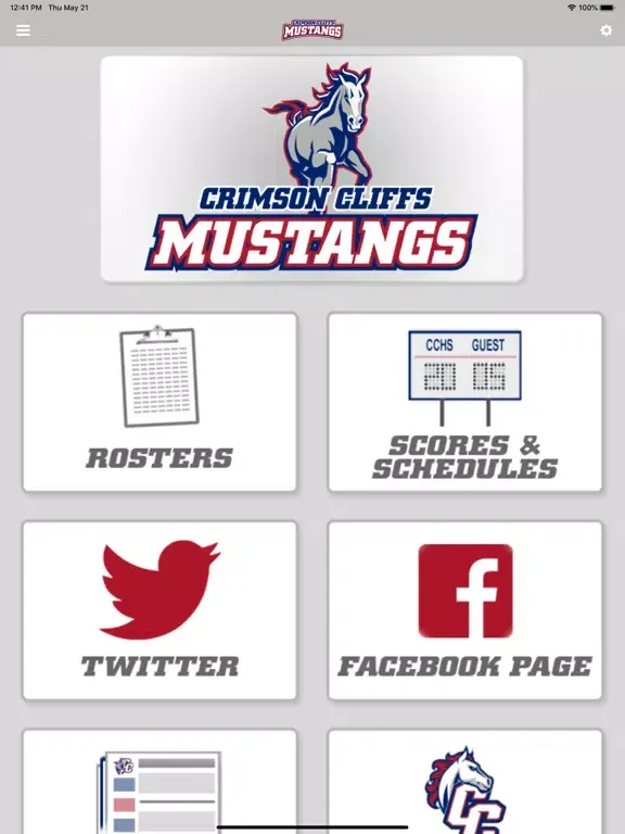 Capturas de pantalla de Crimson Cliffs Mustangs iPad 