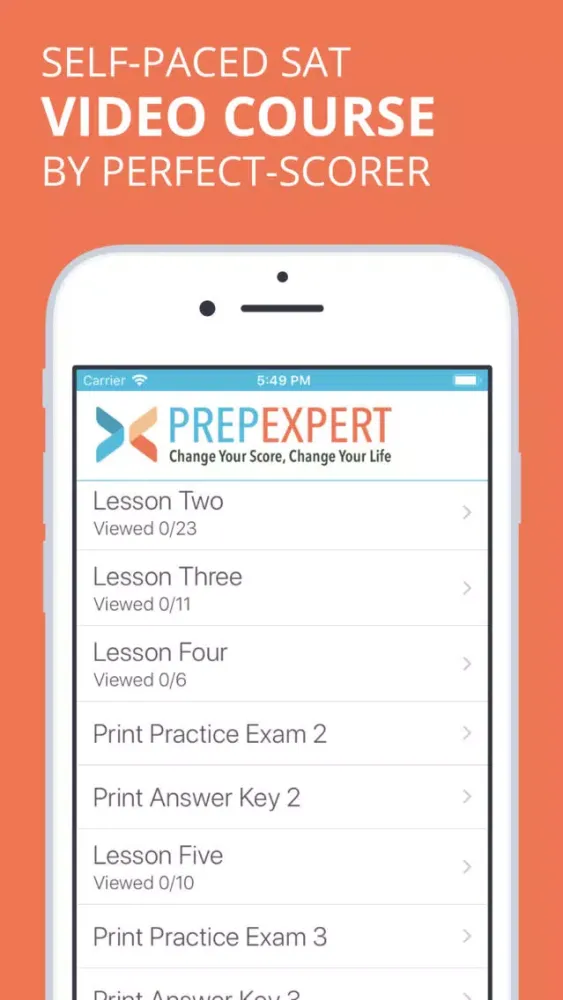 SAT Prep Course: Prep Expert स्क्रीनशॉट