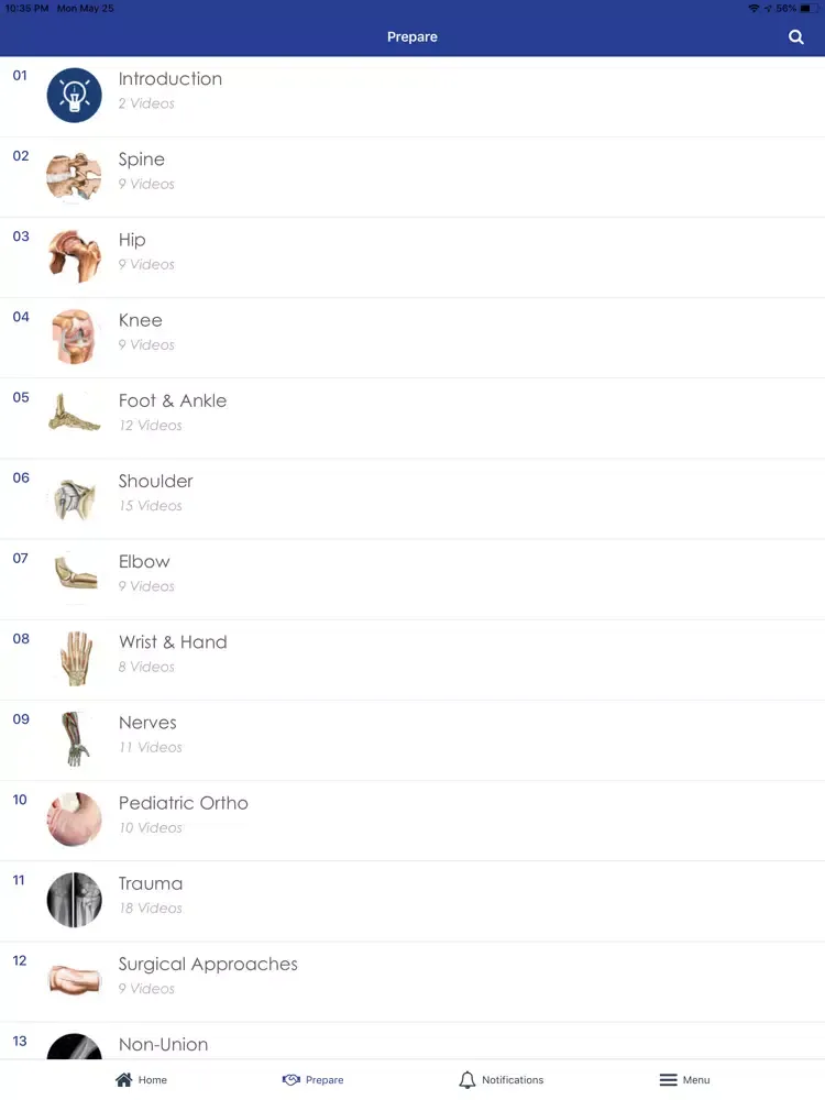 Capturas de pantalla de Conceptual Orthopedics iPad 