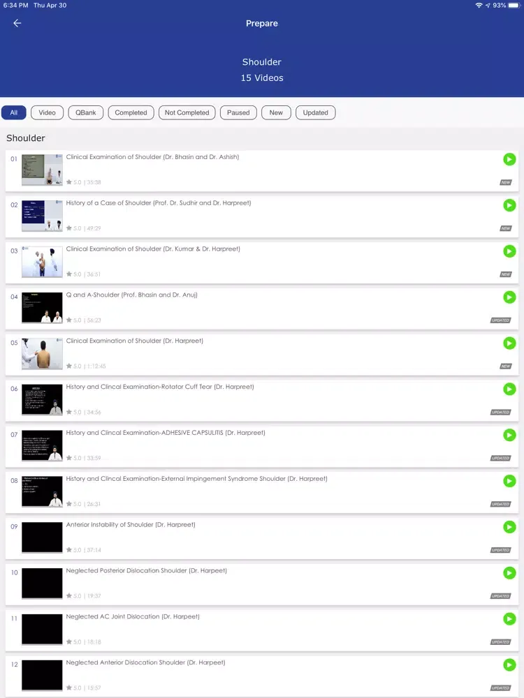 Capturas de pantalla de Conceptual Orthopedics iPad 