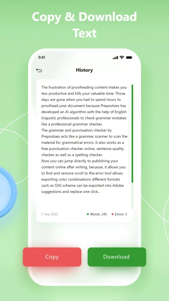 Capturas de pantalla de Grammar Checker