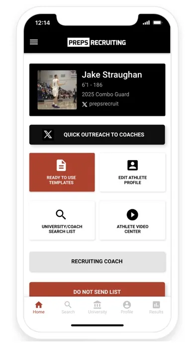 Preps Recruiting for MEMBERS स्क्रीनशॉट