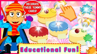 Valentine's Princess Candy Kitchen -  Educational Games for kids & Toddlers to teach Counting Numbers, Colors, Alphabet and Shapes! স্ক্রিনশট
