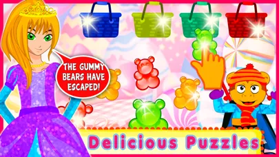 Valentine's Princess Candy Kitchen -  Educational Games for kids & Toddlers to teach Counting Numbers, Colors, Alphabet and Shapes! স্ক্রিনশট