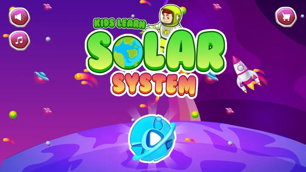 Tangkapan skrin Kids Learn Solar System