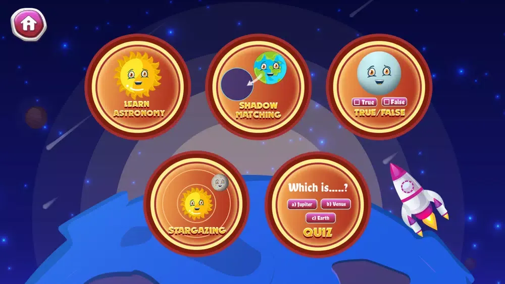 Tangkapan skrin Kids Learn Solar System