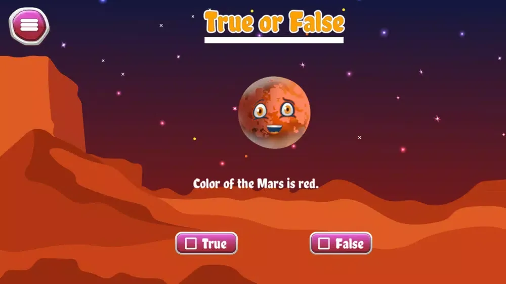 Tangkapan skrin Kids Learn Solar System