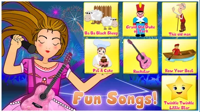 Скриншоты Nursery Rhymes for kids and newborns with lullabies and karaoke (1 yrs + )