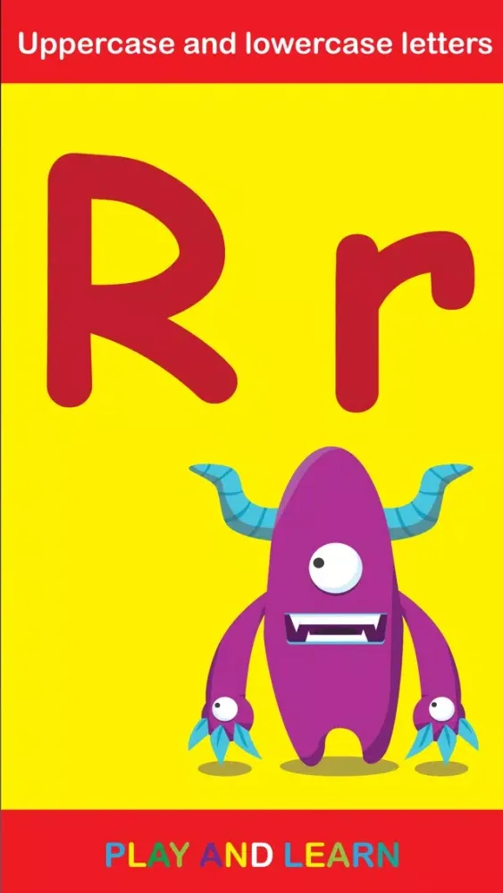 Captures d'écran de ABC Monster School write and read for toddlers homeschooling