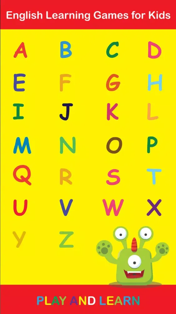 Captures d'écran de ABC Monster School write and read for toddlers homeschooling