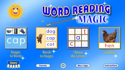 Zrzuty ekranu Word Reading Magic Deluxe