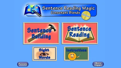 Sentence Reading Magic 2 Deluxe for Schools-Reading with Consonant Blends سکرین شاٹس