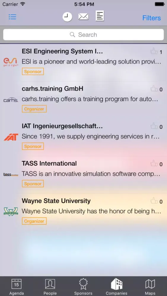 carhs Events应用截图