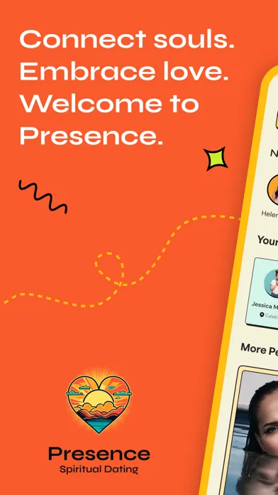Tangkapan skrin Presence - Spiritual Dating