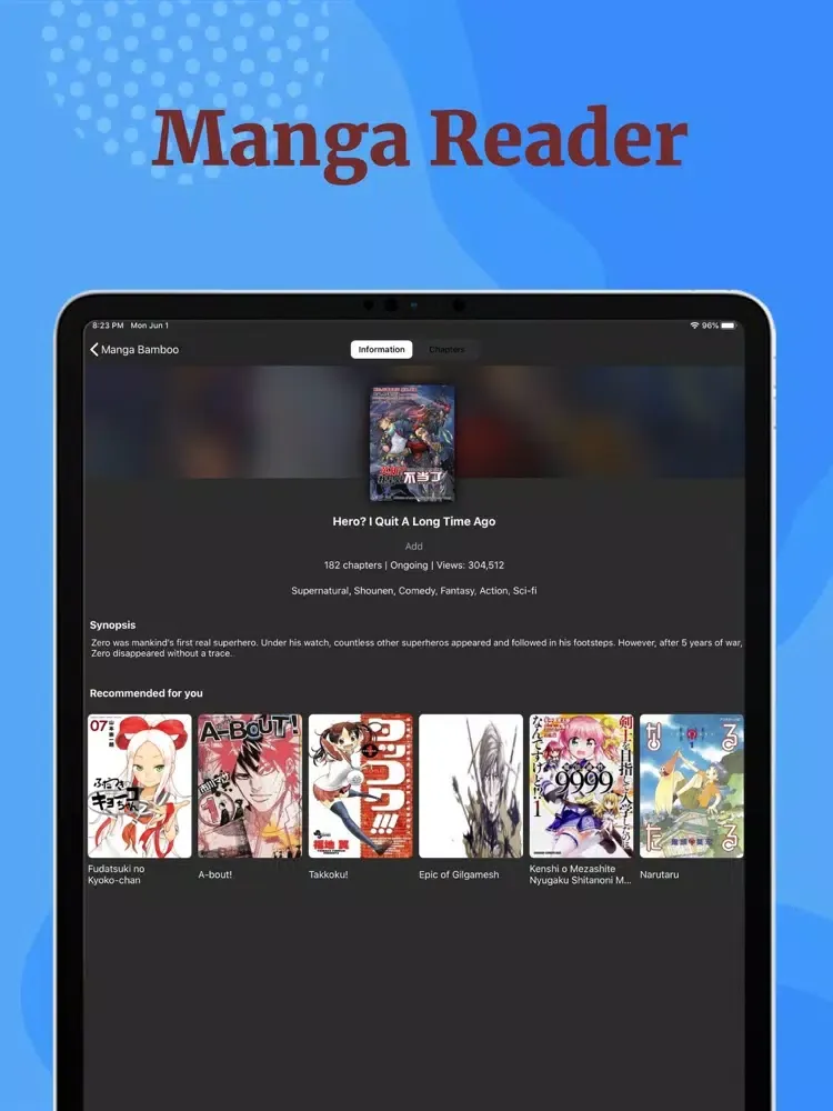 ภาพหน้าจอของ Manga Reader - Top Manga World iPad 