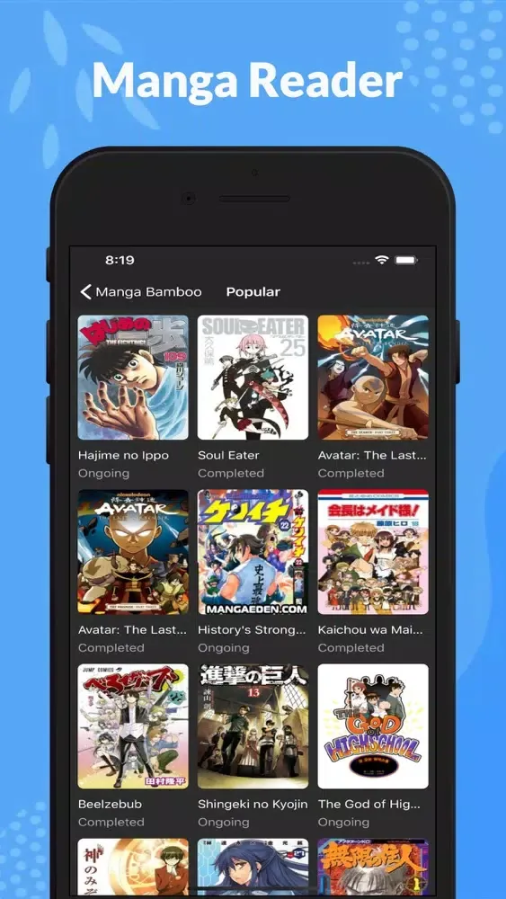 ภาพหน้าจอของ Manga Reader - Top Manga World
