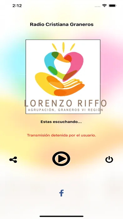 Capturas de tela do Radio Cristiana Graneros