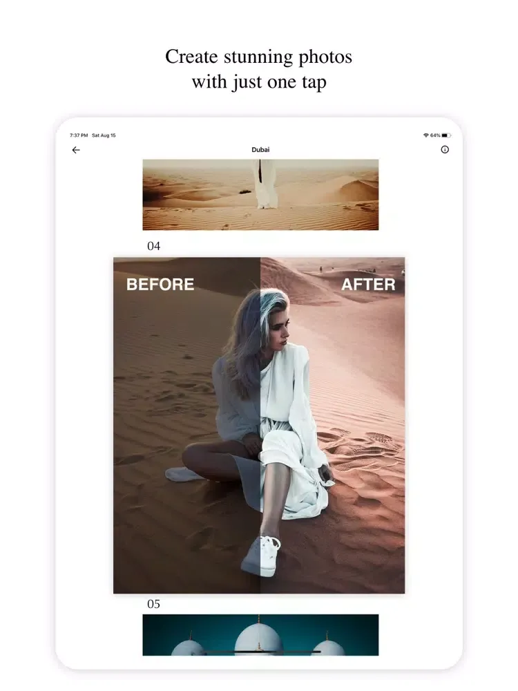 Preseto - Lightroom Presets iPad  سکرین شاٹس