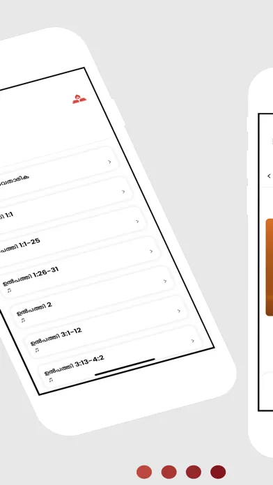 Zrzuty ekranu Malayalam Bible App