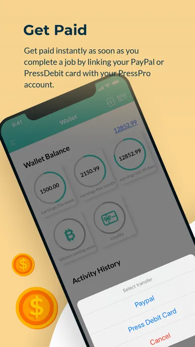 PressPro -Service Provider App 스크린샷