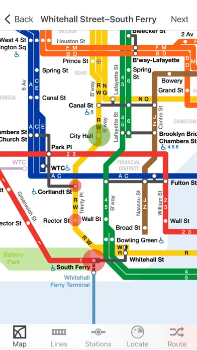 ภาพหน้าจอของ New York City Subway