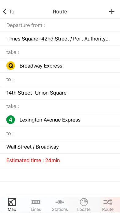 ภาพหน้าจอของ New York City Subway