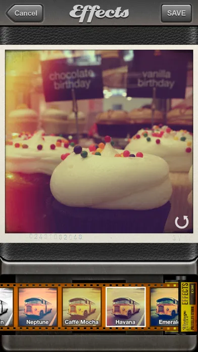 Capturas de pantalla de Vintage Camera