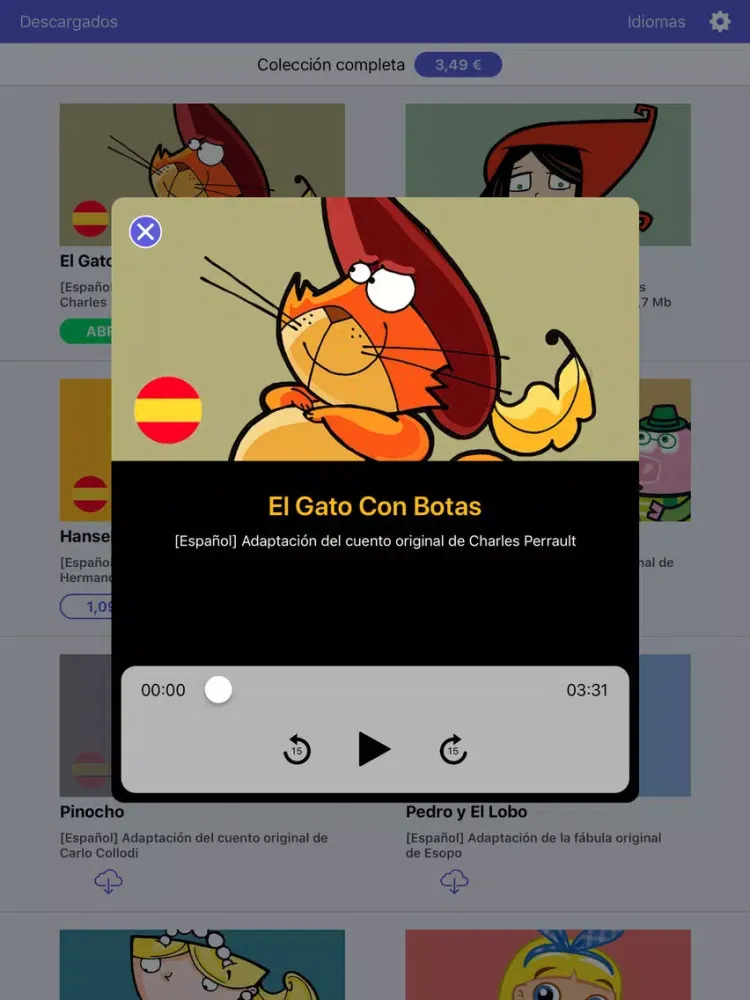 Ảnh chụp màn hình của Audio Stories Itbook iPad 