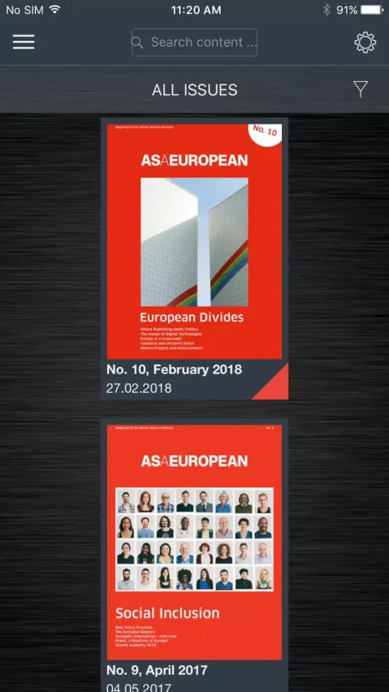 Capturas de pantalla de ASAEUROPEAN