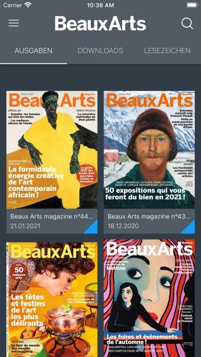 Tangkapan layar Beaux Arts